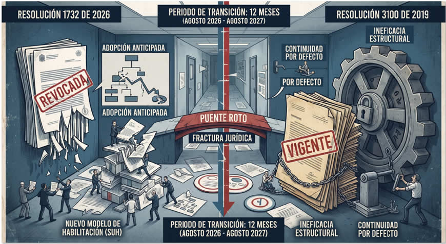 Anatomía de una Ineficacia Regulatoria. Por Qué la Resolución 1732 de 2026 Fue Revocada y Permanece Vigente la Resolución 3100 de 2019